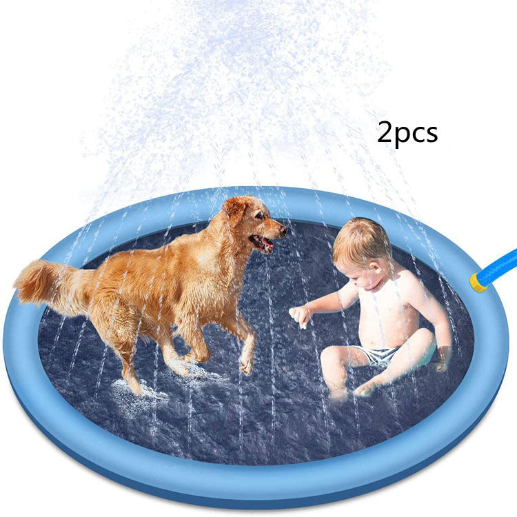 Pet Splash Pad – Non-Slip Outdoor Water Play Mat