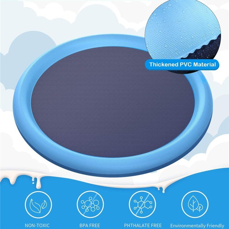Pet Splash Pad – Non-Slip Outdoor Water Play Mat