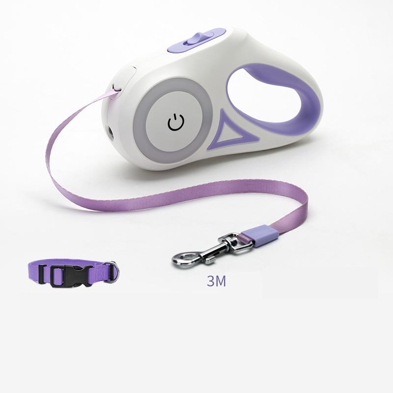 Retractable Dog Leash with Auto Brake – For Small & Medium Dogs