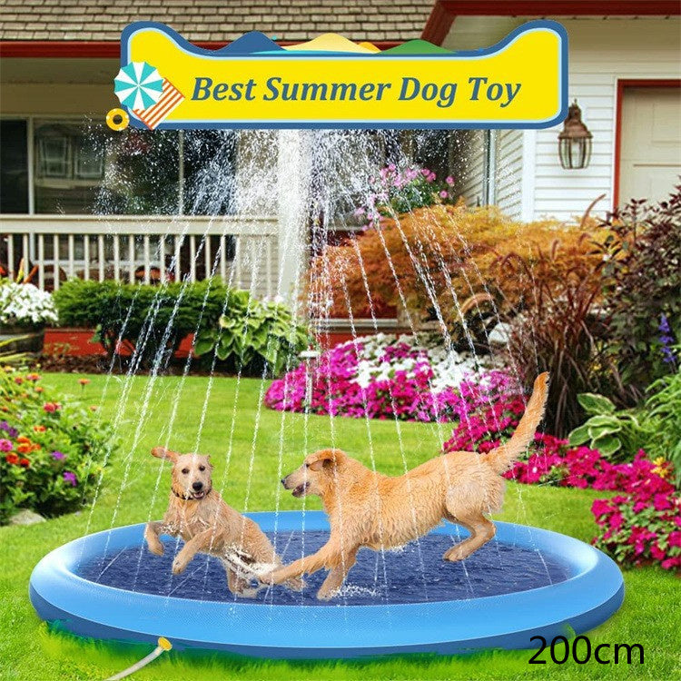 Pet Splash Pad – Non-Slip Outdoor Water Play Mat