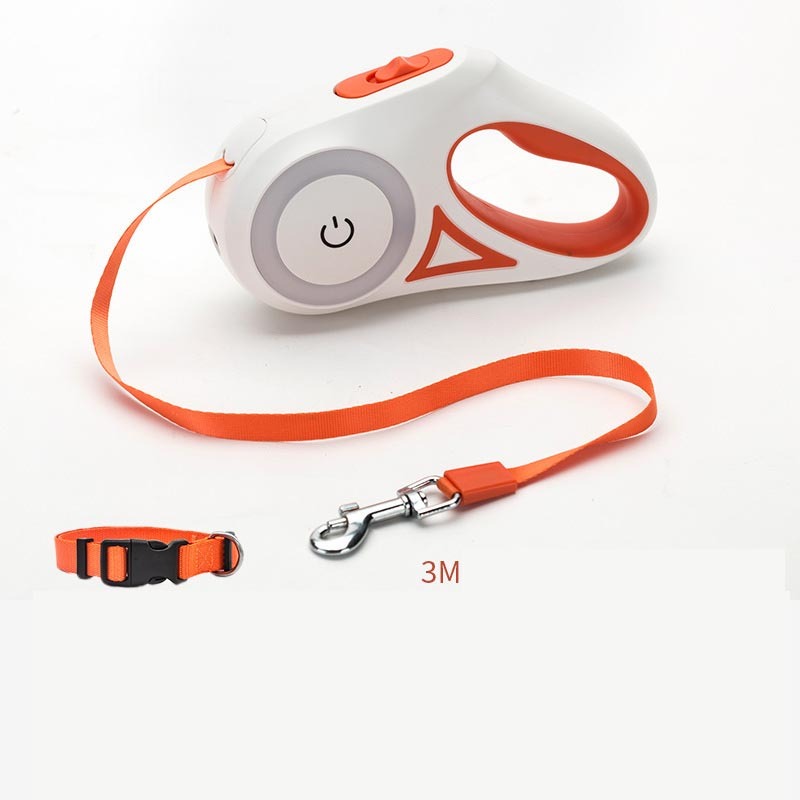 Retractable Dog Leash with Auto Brake – For Small & Medium Dogs