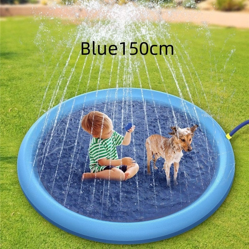 Pet Splash Pad – Non-Slip Outdoor Water Play Mat