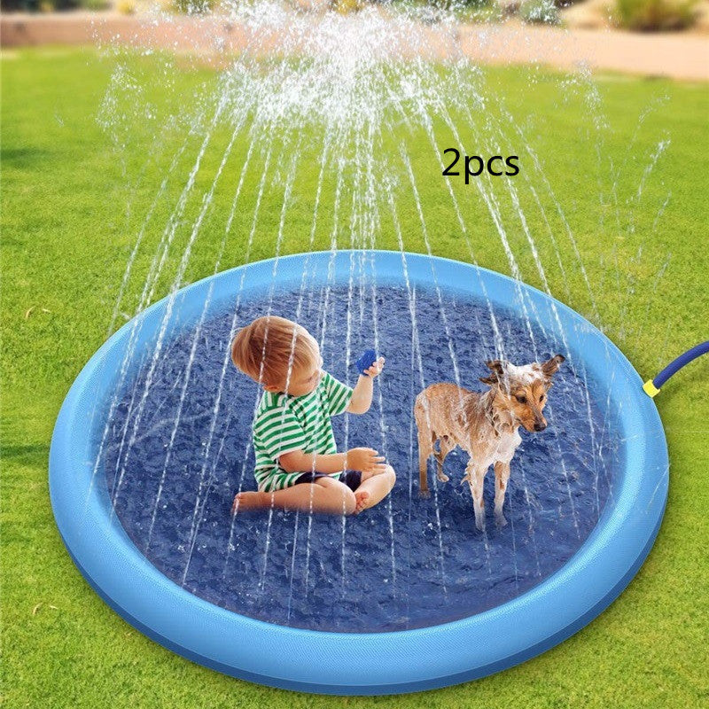 Pet Splash Pad – Non-Slip Outdoor Water Play Mat