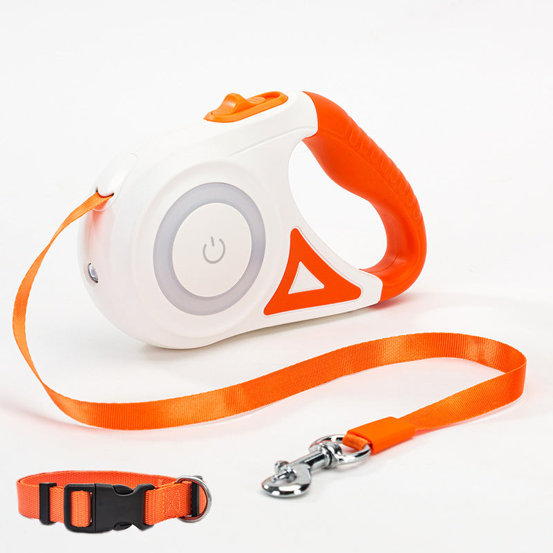 Retractable Dog Leash with Auto Brake – For Small & Medium Dogs
