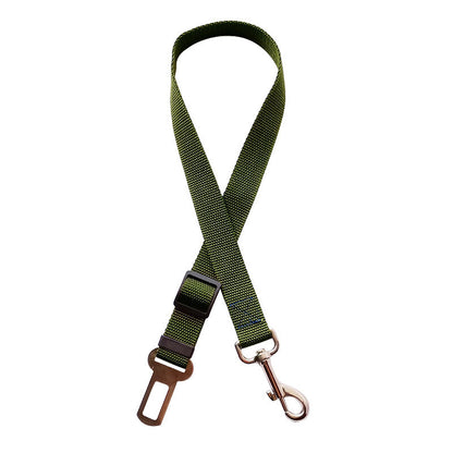 Adjustable Pet Car Seat Belt – Safe Travel Harness Clip