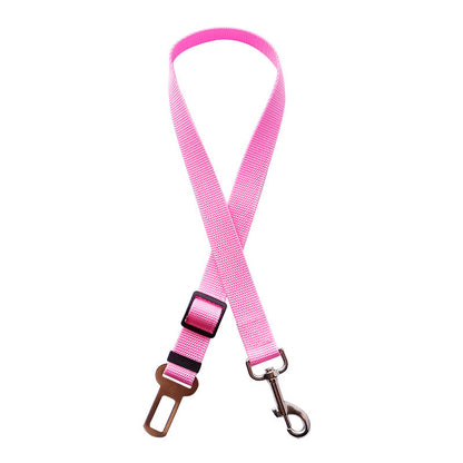Adjustable Pet Car Seat Belt – Safe Travel Harness Clip