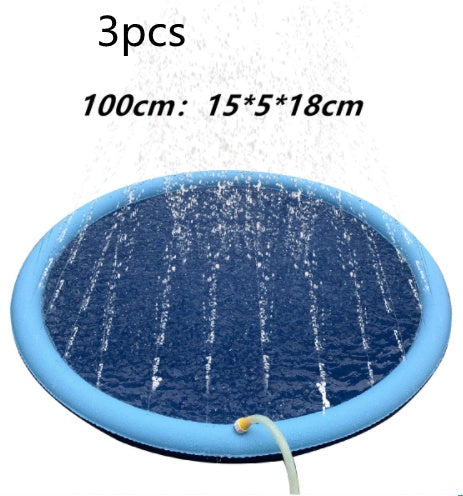 Pet Splash Pad – Non-Slip Outdoor Water Play Mat