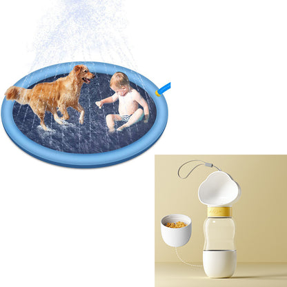 Pet Splash Pad – Non-Slip Outdoor Water Play Mat