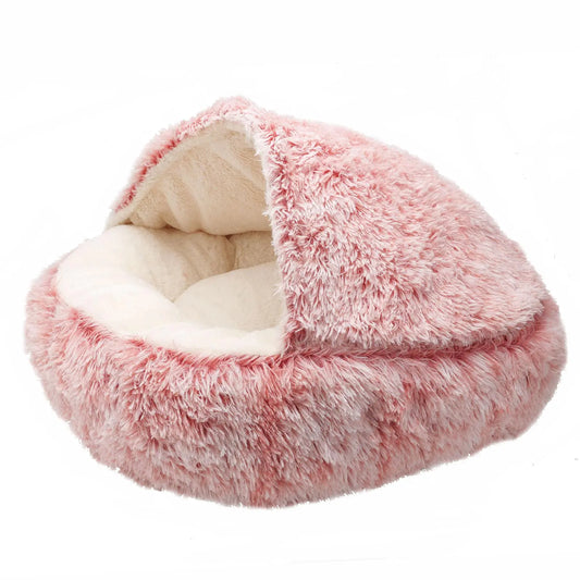 Cozy Donut Pet Bed – Washable, Anti-Anxiety, Non-Slip (20")
