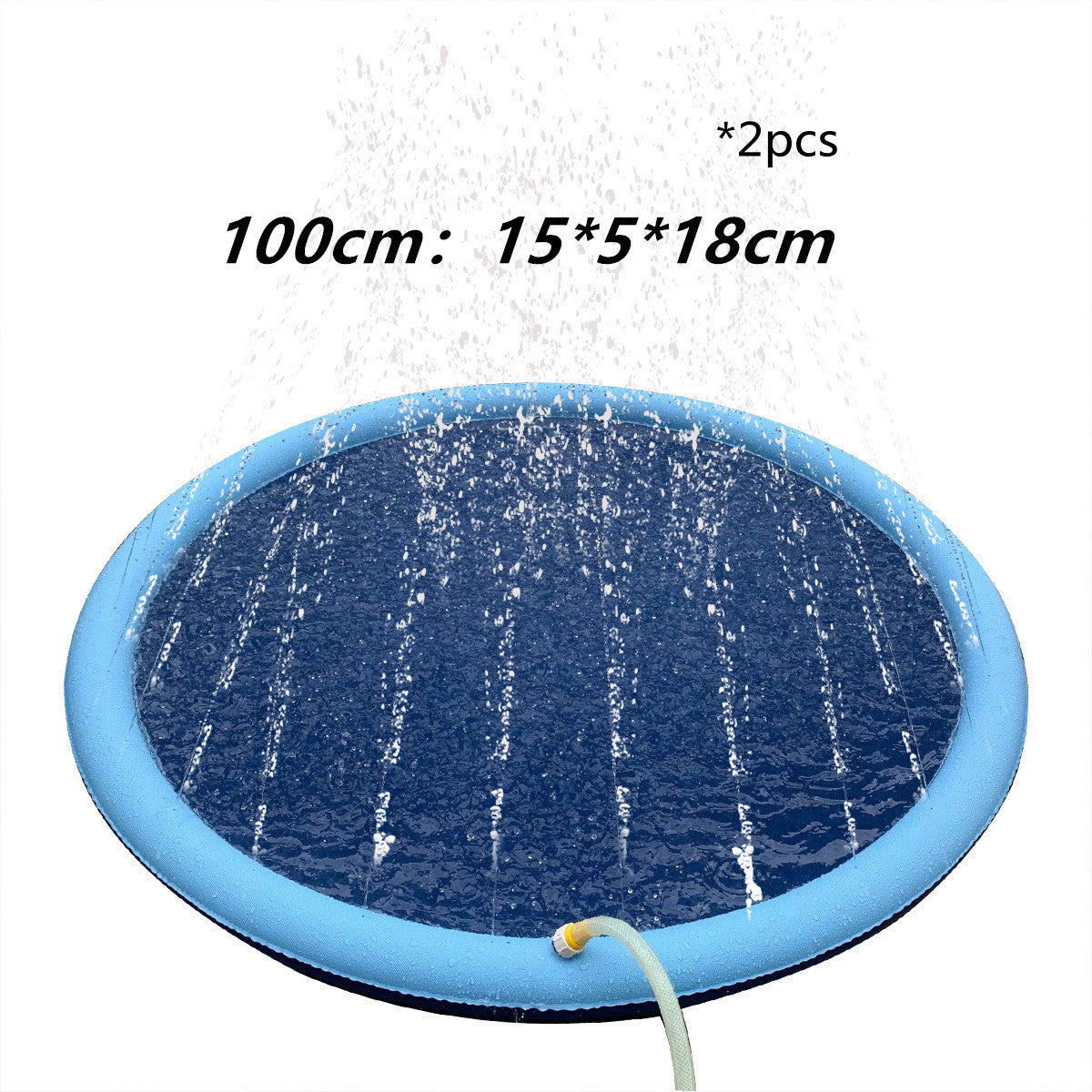 Pet Splash Pad – Non-Slip Outdoor Water Play Mat