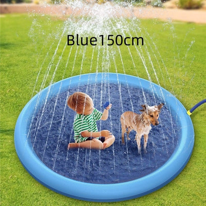 Pet Splash Pad – Non-Slip Outdoor Water Play Mat