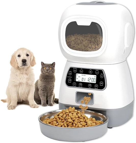 Smart Automatic Pet Feeder – Manual & Scheduled Feeding