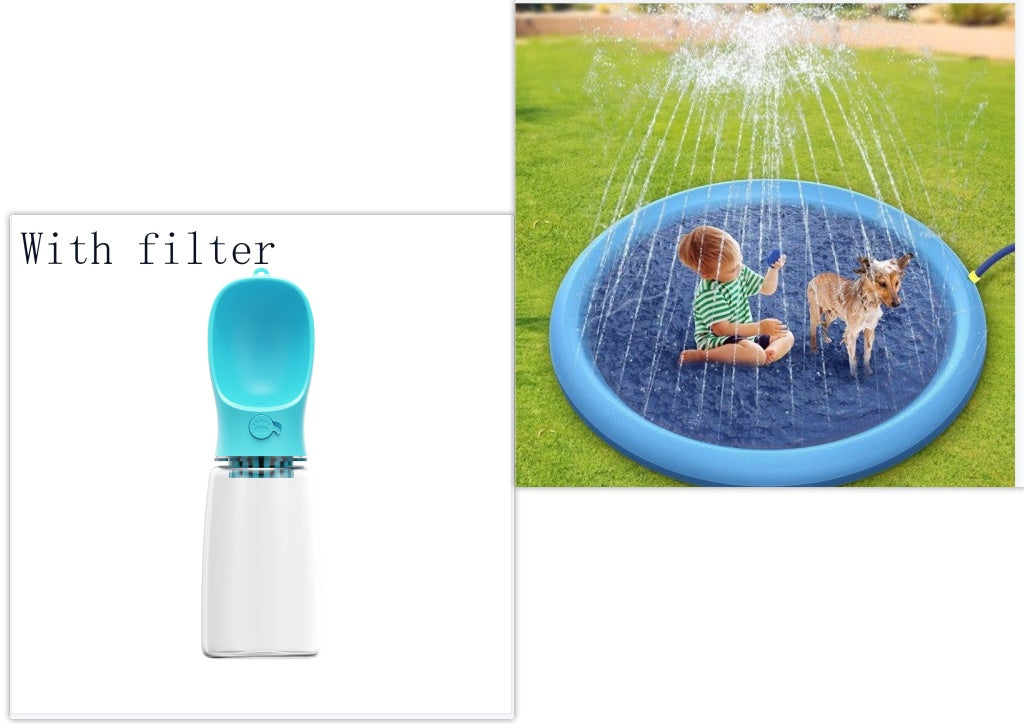 Pet Splash Pad – Non-Slip Outdoor Water Play Mat